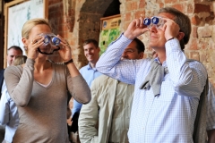 Bundespräsident Christian Wulff im Rahmen einer Waldkampagne
